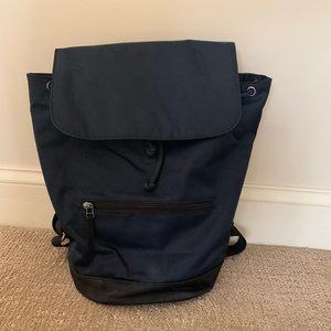 Barney's New York Nylon Navy Blue Backpack